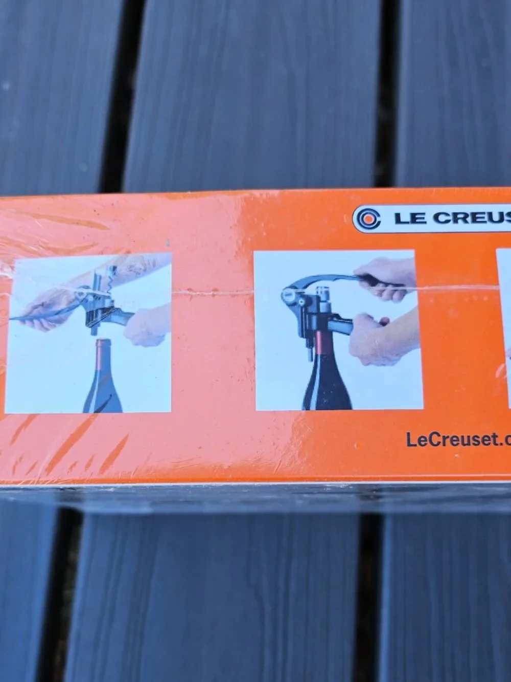 NEW Box Le Creuset Professional Lever Corkscrew Wine Opener LM 250L-31